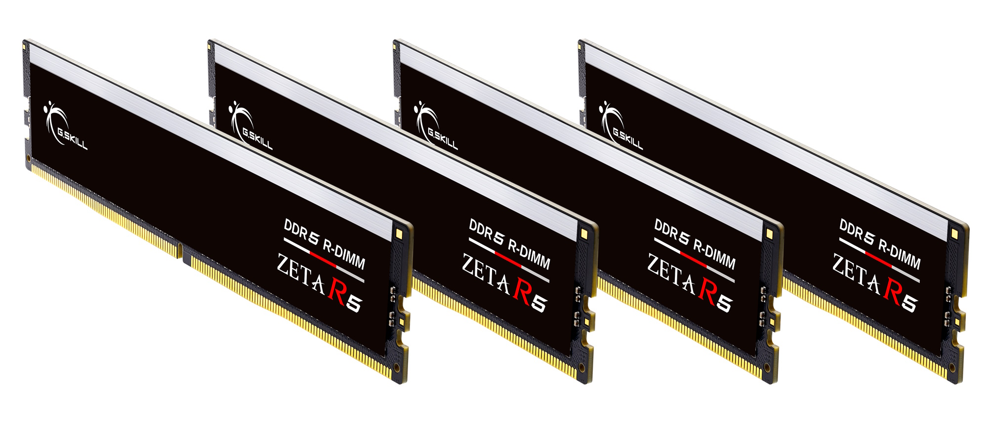 64GB G Skill Zeta R5 DDR5 6400MHz CL32 R DIMM Quad Kit 4x16GB Black