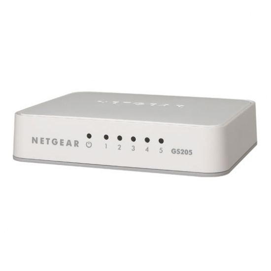 NETGEAR 5-Port 10/100/1000 Mbps Gigabit Unmanaged Switch White