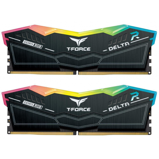 32GB Team Group T-Force Delta RGB DDR5 5600MHz CL36 Dual Channel Kit (2 x  16GB) - Black