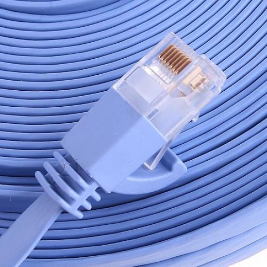 Cat6 RJ45 (Cat6a) Snagless Network Patch cable (Blue) 20m Value Range