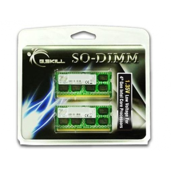 8GB G.Skill DDR3 1333MHz SO-DIMM (DDR3L) Low-voltage 1.35V