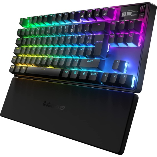 Steelseries Apex Pro TKL keyboard USB + RF Wireless + Bluetooth QWERTZ  German Black