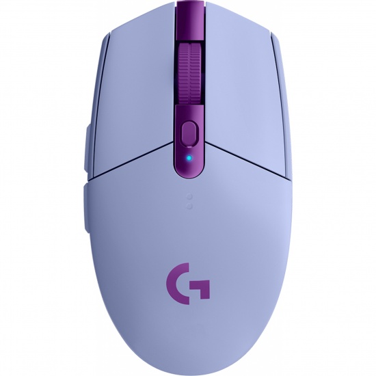 Ambidextrous Logitech - G Mouse Lilac Optical G305 RF Wireless