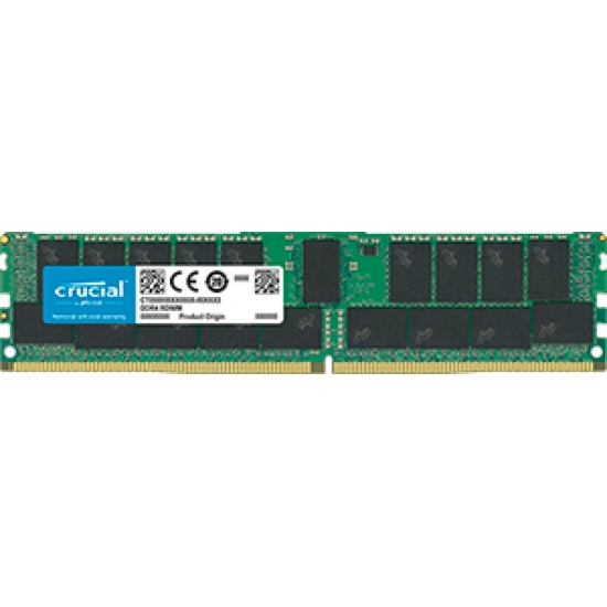 32GB Crucial DDR4 2666MHz PC4-21300 ECC Registered Memory Module