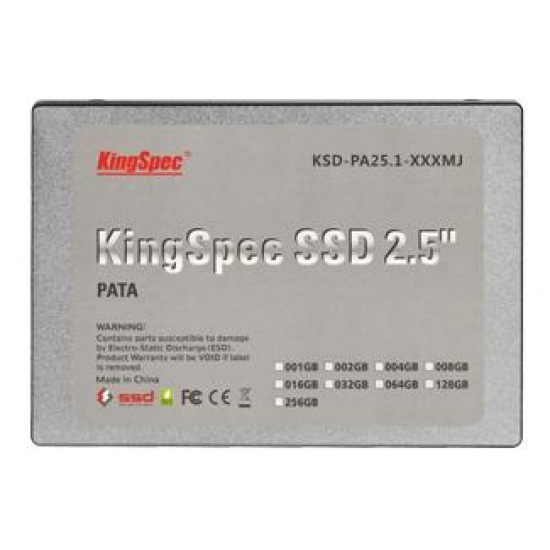 256GB KingSpec 2.5-inch PATA/IDE SSD Solid State Disk (MLC)