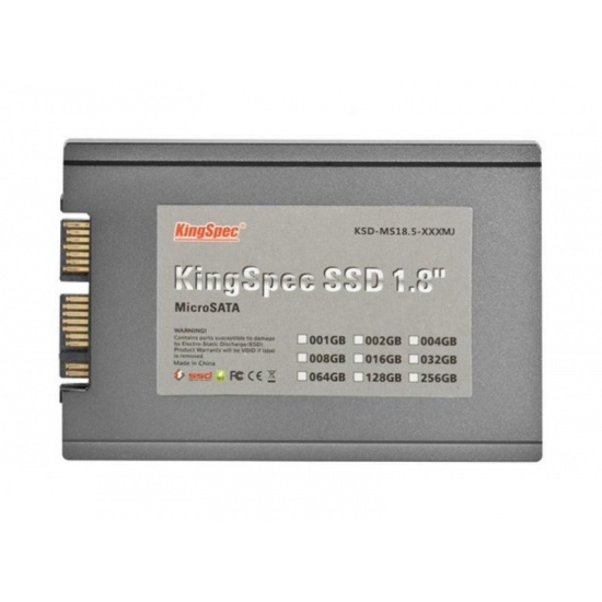 64GB KingSpec MicroSATA 1.8-inch SSD Solid State Drive