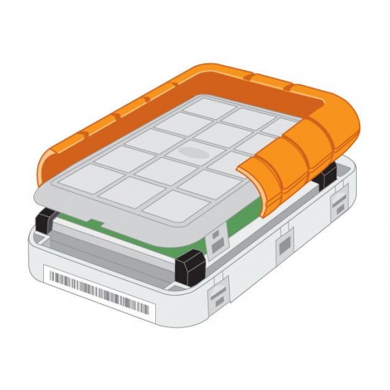 2TB LaCie Rugged Triple Interface Hard Disk (USB3.0, USB2.0, 2x