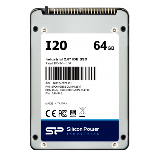 64GB Silicon Power SSD-I20 2.5-inch IDE/PATA SSD Solid State