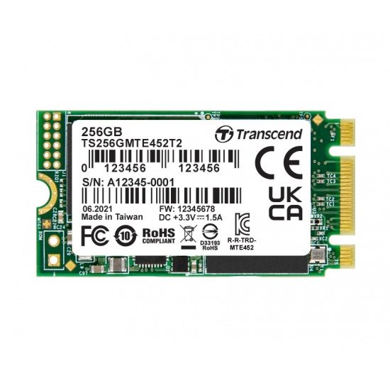 Transcend MTE452T | 256GB SSD (M.2 PCIe, TLC)