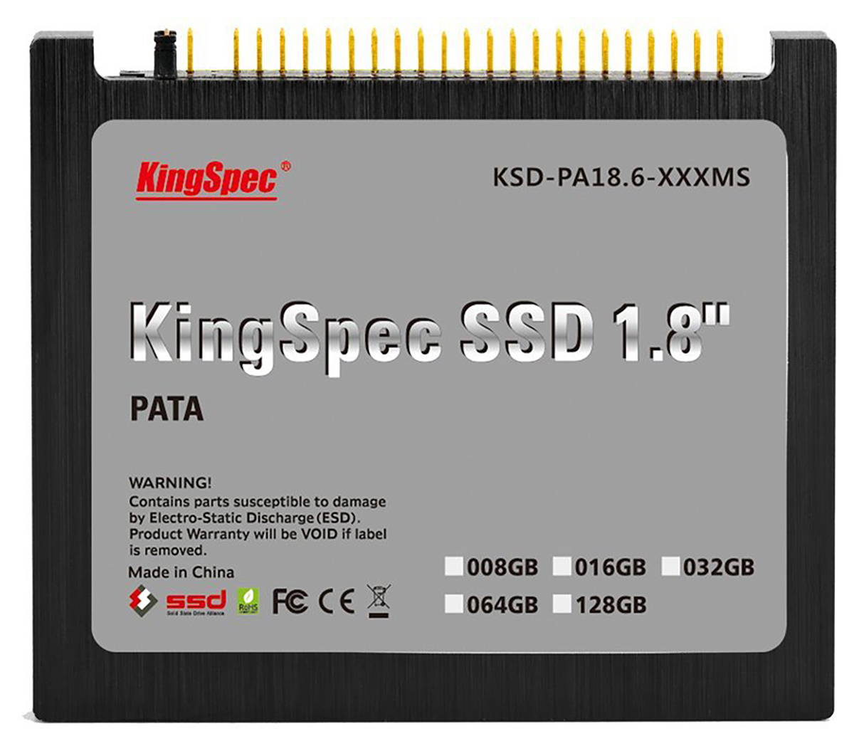 KSD-PA25.6-032MS 32GB KingSpec 2.5-inch PATA/IDE SSD Solid State Disk (MLC  Flash) SM2236 Controller