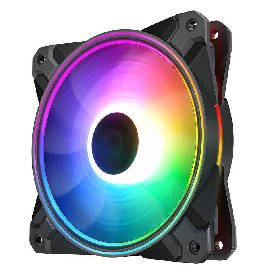 DeepCool CF120 120MM Plus 3-IN-1 Addressable RGB Computer Case Fan ...