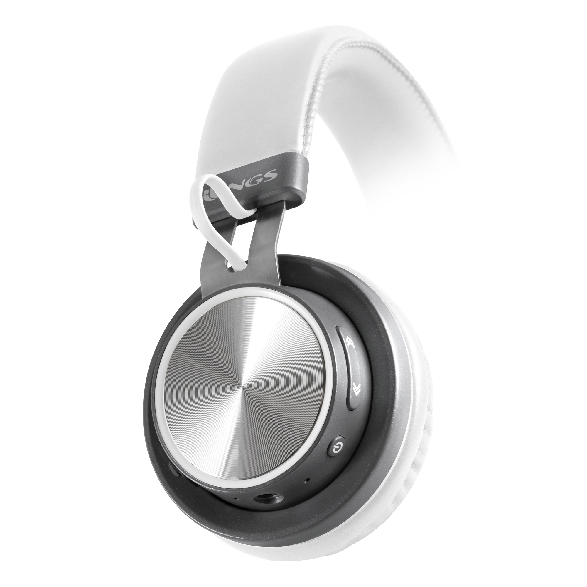 NGS Artica Patrol Wireless BT Stereo Headphones White