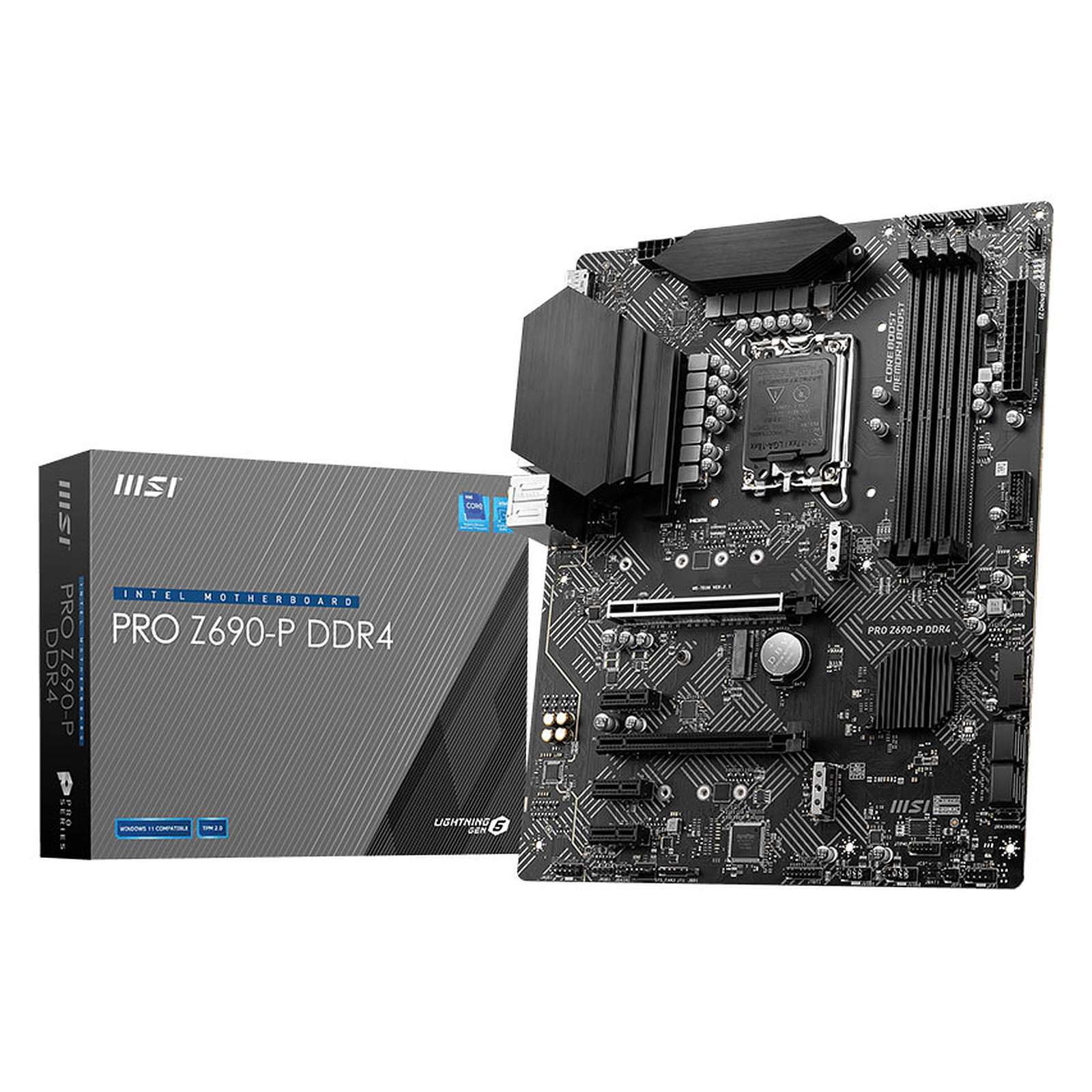 Carte mère MSI AMD B550 Pro Socket AM4 ATX DDR4-SDRAM
