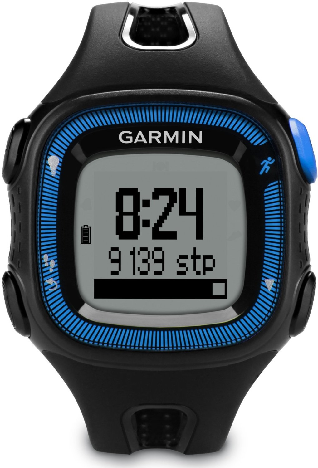 Garmin Forerunner 15 Black/Blue GPS Running Watch (010-01241-10)