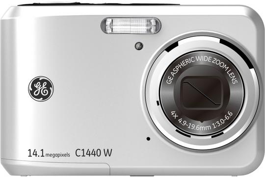 GE C1440W 14.1 Megapixel Silver Digital Camera, 4X Optical Zoom, 2.7-inch  Screen