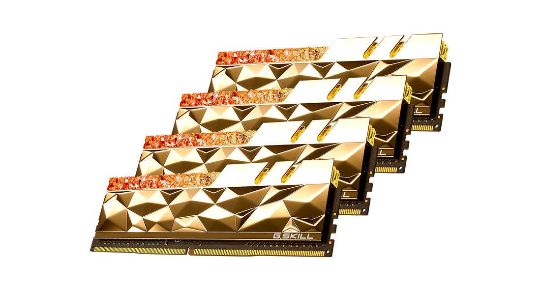 64GB G.Skill DDR4 Trident Z Royal Elite Gold 4266Mhz PC4-34100