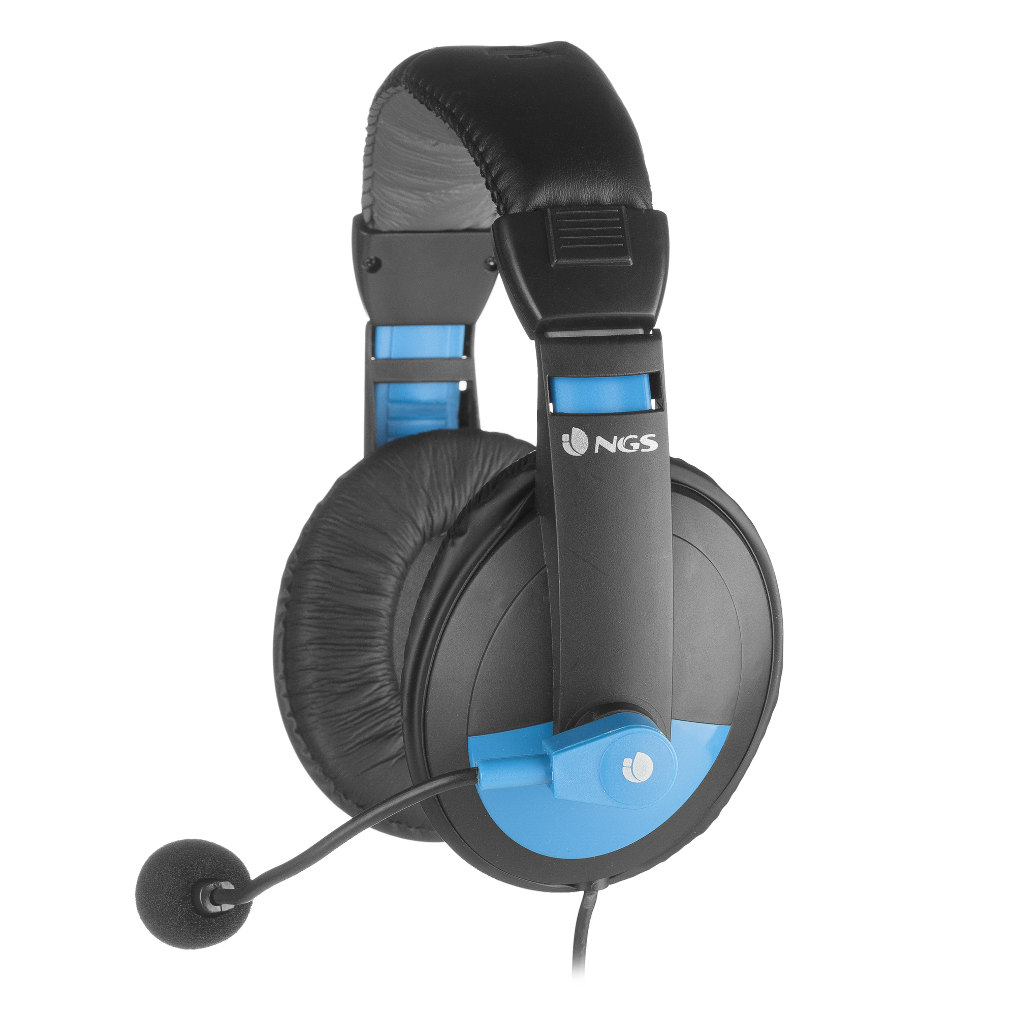 NGS MSX9 Pro Blue Gaming Stereo Headset Black Blue