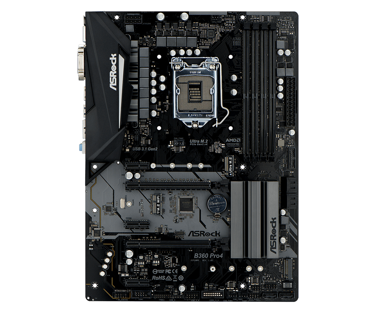 Asrock B360 PRO4 Intel B360 ATX DDR4-SDRAM Motherboard