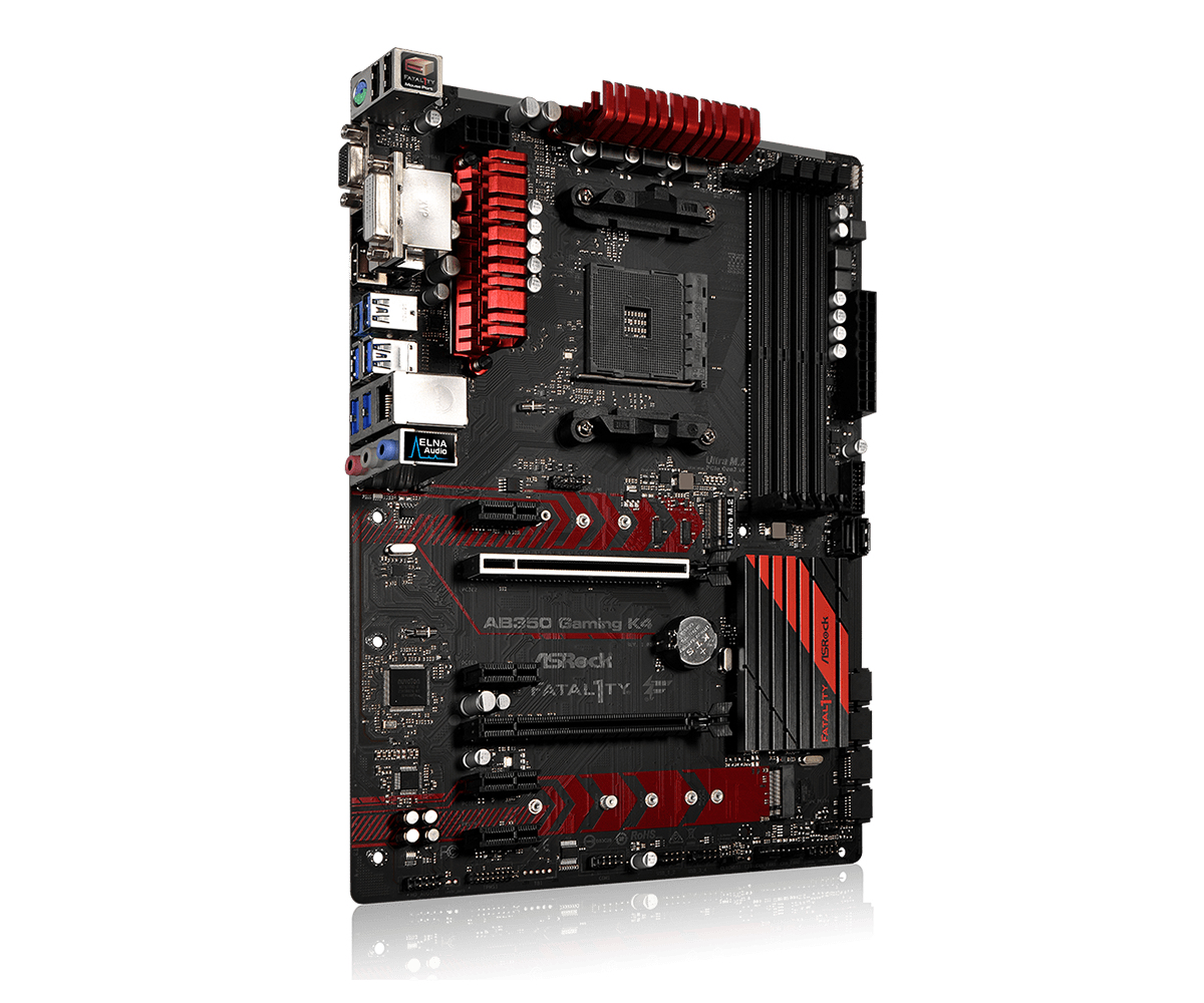 Asrock AMD B350 Gaming K4 ATX DDR4-SDRAM Motherboard