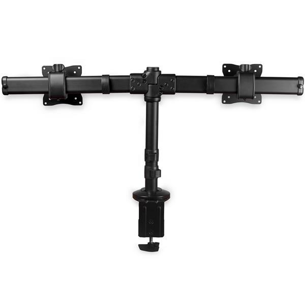 StarTeck ARMBARDUOG Desk Clamp Dual Monitor Arm Up to 27-inch Screens