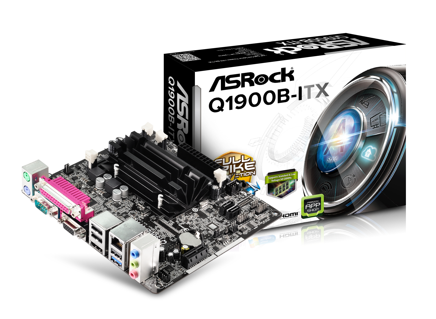 Asrock q1900b itx обзор