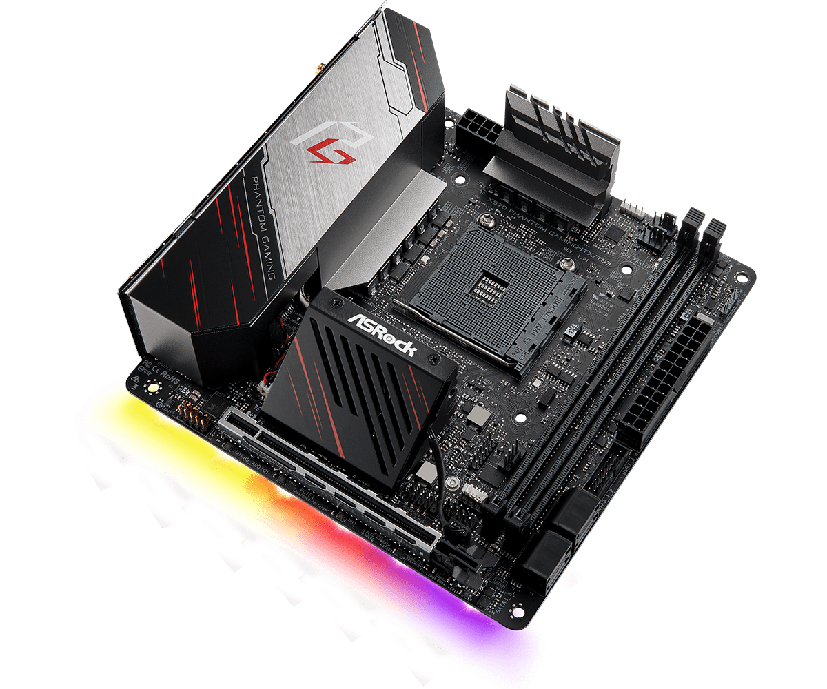 Asrock X570 Phantom Gaming ITX AMD X570 AM4 Mini ITX DDR4-SDRAM Motherboard