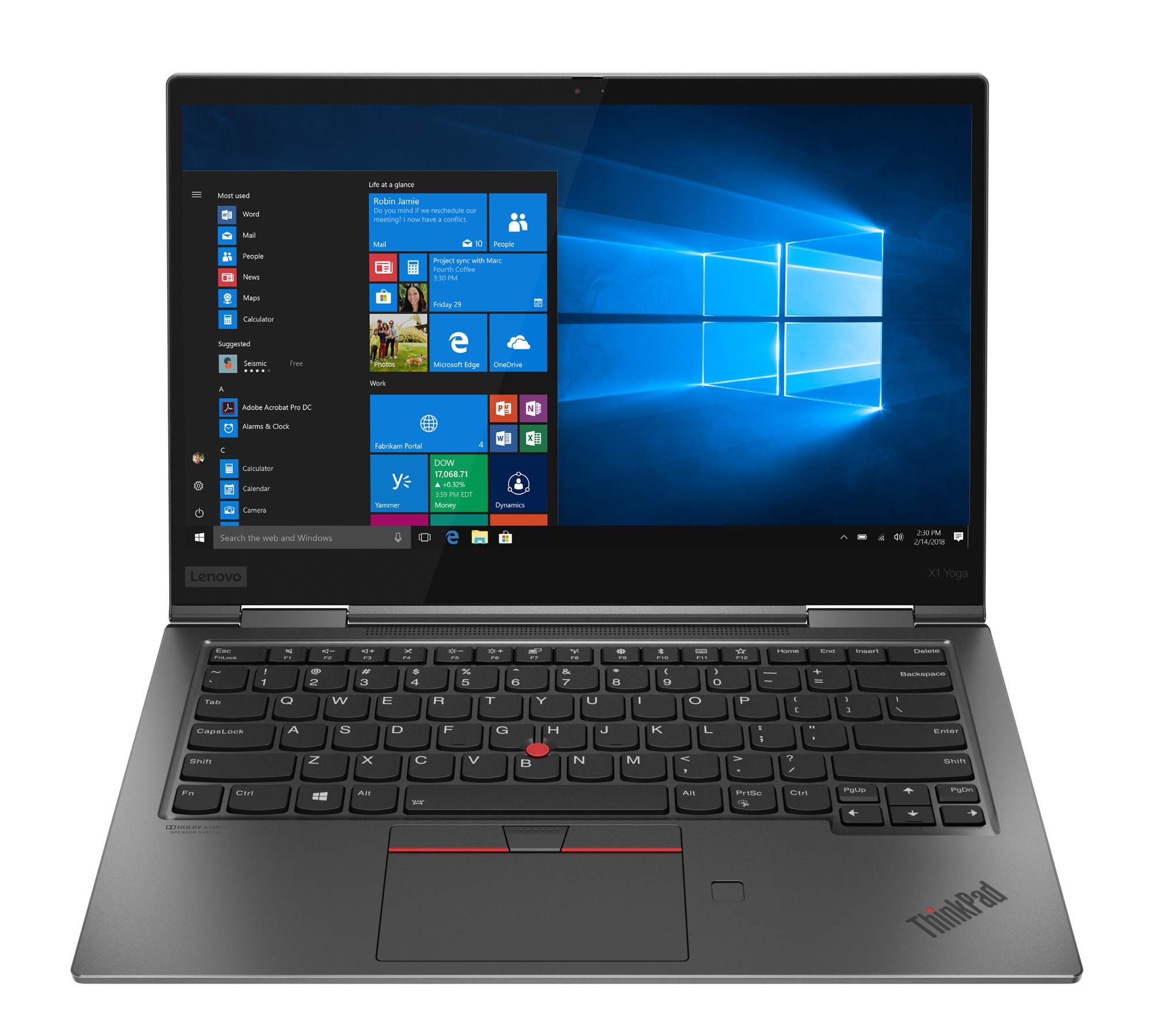 Lenovo Thinkpad X1 Yoga 4th Gen 20qf Flip Design Intel I5 16gb Ddr3 Sdram 14 Inch 256gb Ssd Touchscreen Laptop Iron Grey