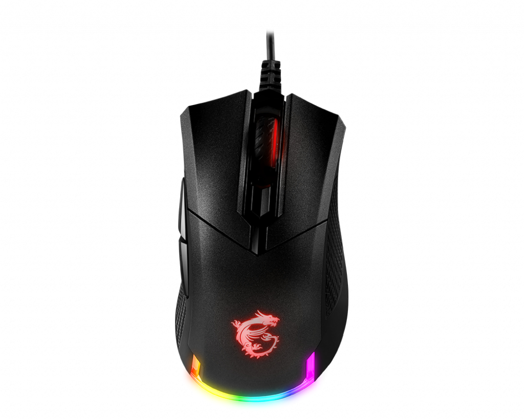 Msi Clutch Gm50 Rgb Optical 70 Dpi Ergonomic Ambidextrous Fps Gaming Mouse For Sale Online Ebay