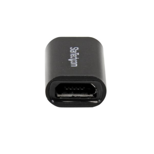 StarTech Micro USB Type-B Female to Apple Lightning Male Adapter - Black