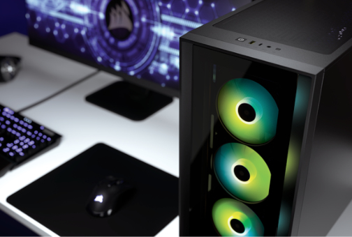 Tech Land BD - Corsair iCUE 4000X RGB Tempered Glass