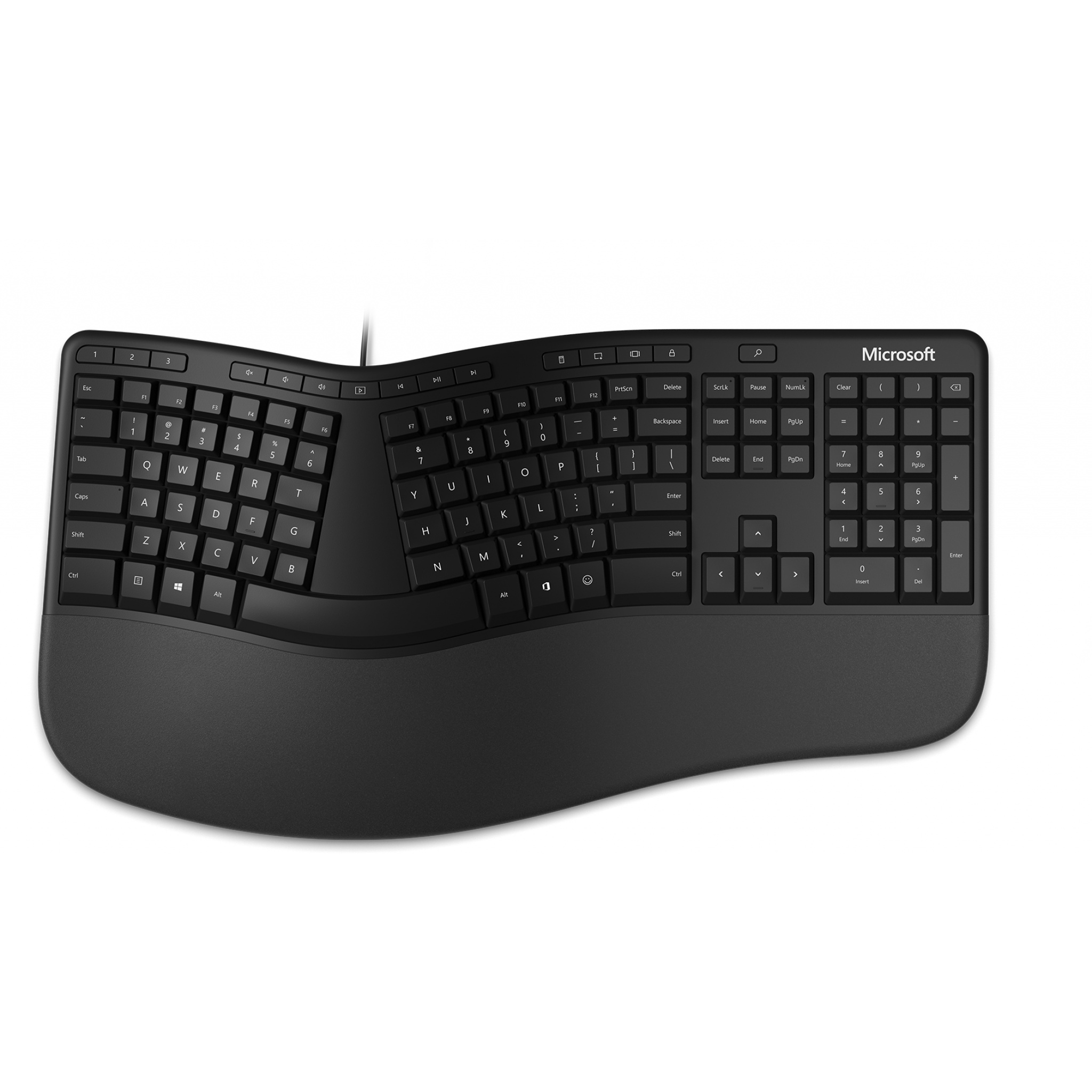 microsoft ergonomic keyboard us layout