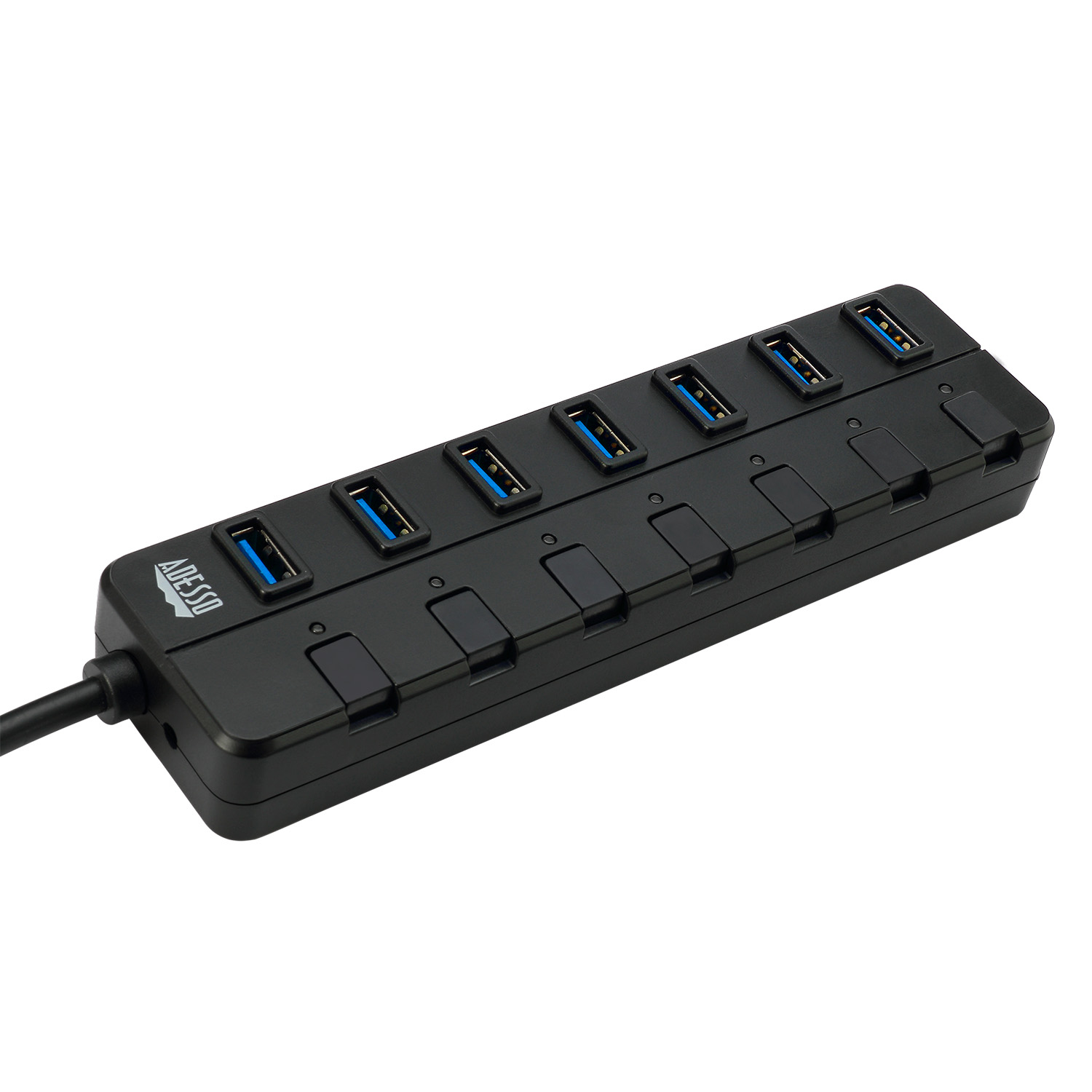 Adesso 7-Port USB 3.0 Hub w/AC Power Adapter