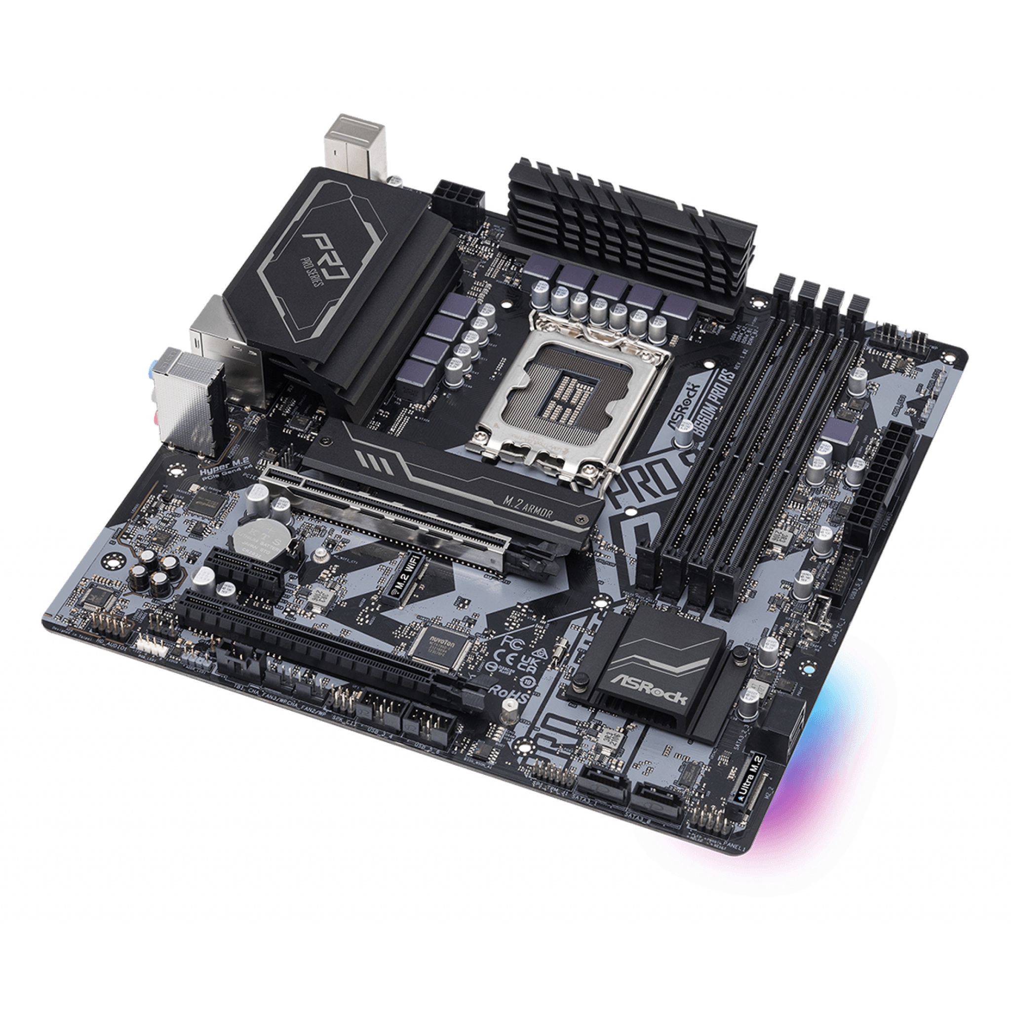 Asrock B660M Pro RS Intel LGA 1700 Micro ATX DDR4 Motherboard