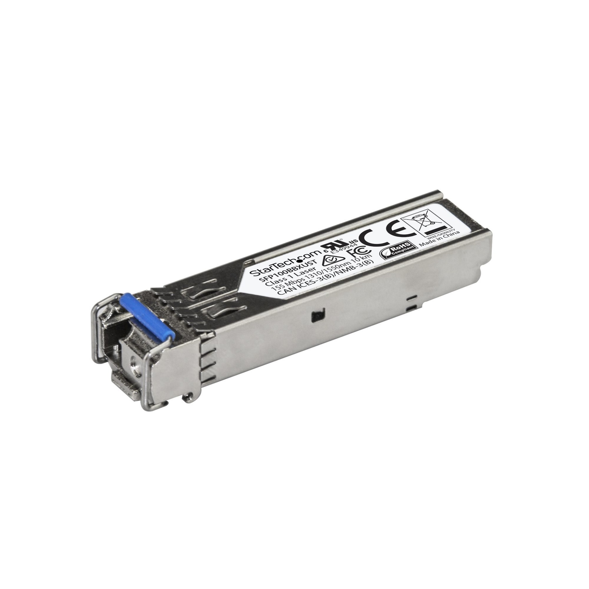 StarTech.com 100BASE-BX-10 GbE Gigabit Ethernet BiDi Fiber (SMF) MSA ...