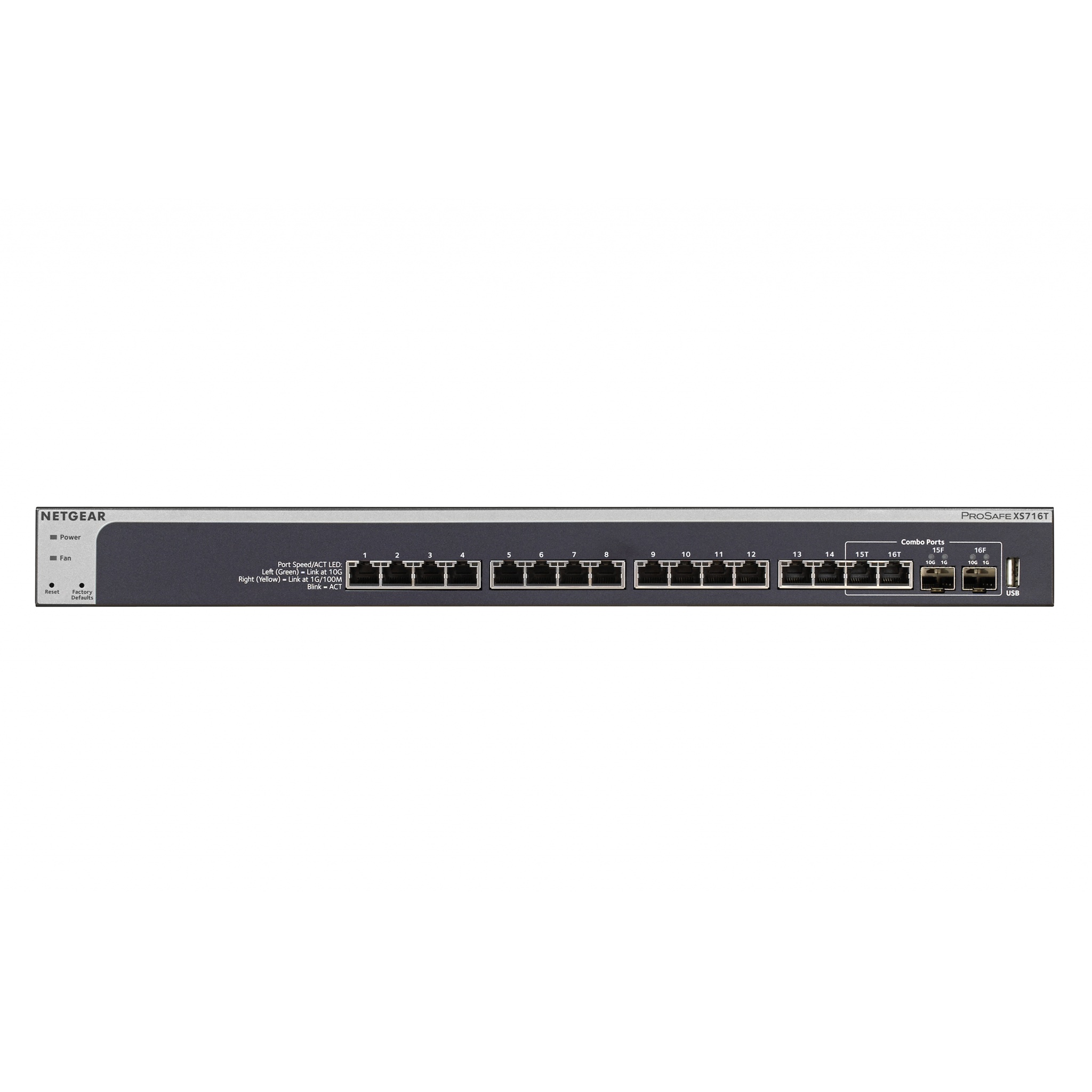 Netgear Xs716t 16 Port 10g Ethernet Smart Switch