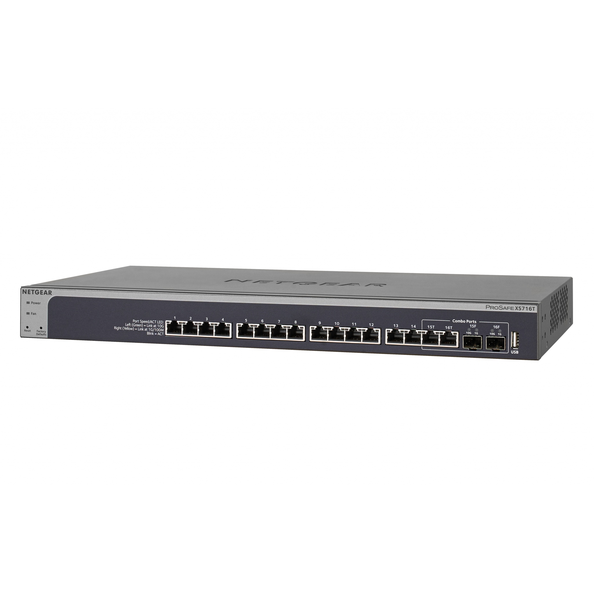 Netgear Xs716t 16 Port 10g Ethernet Smart Switch