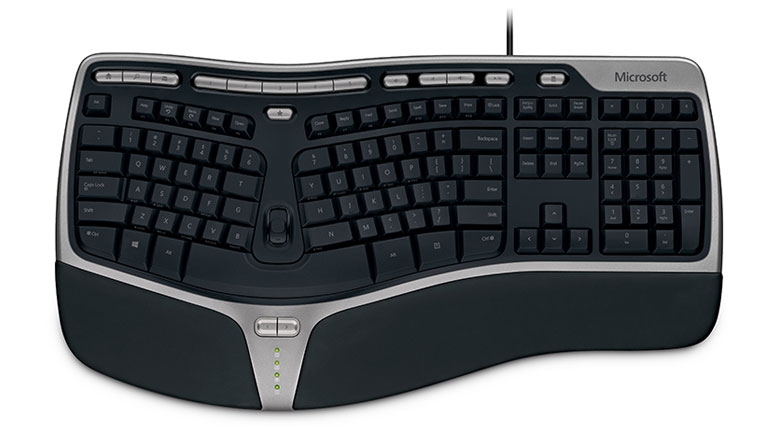 microsoft ergonomic keyboard with mac