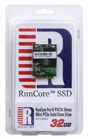 32GB RunCore Pro IV Light 50mm PCI-e SSD for Dell Mini 9 / Vostro