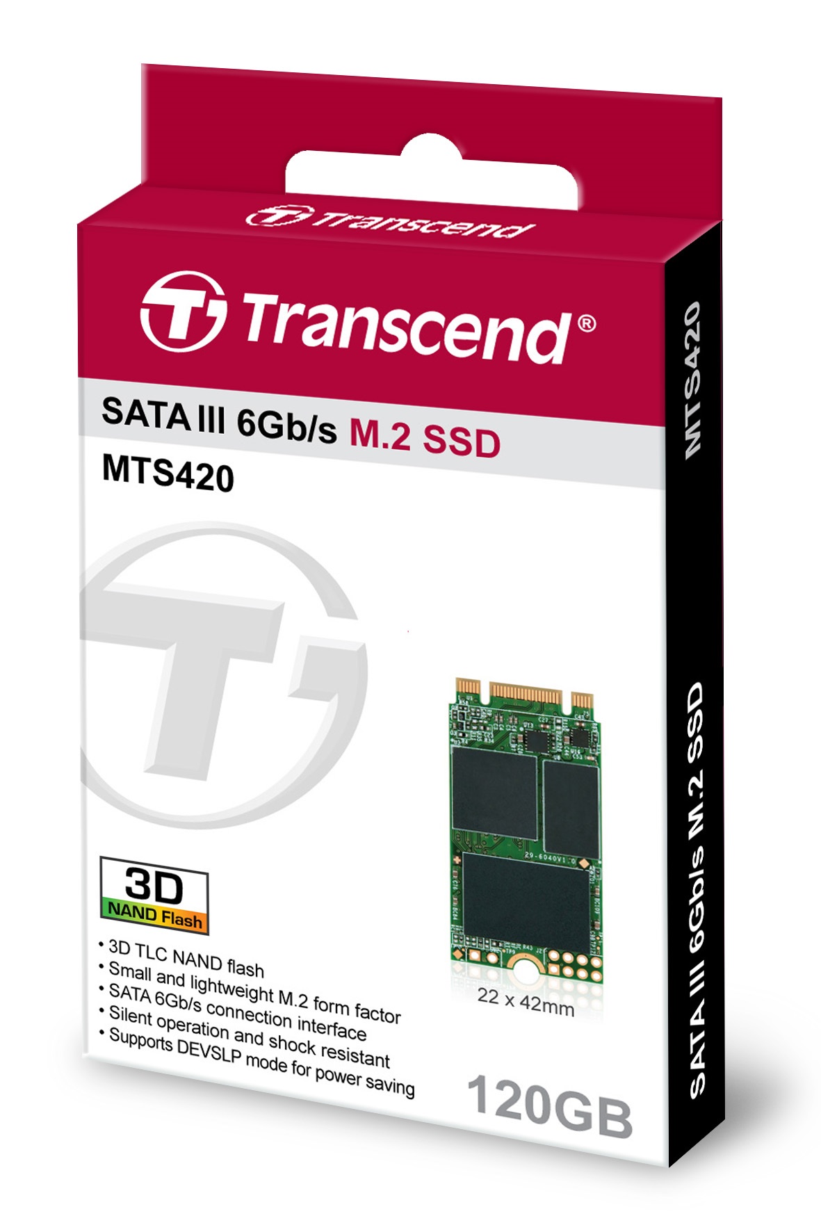 120GB Transcend M.2 SATA III 6Gb/s SSD 