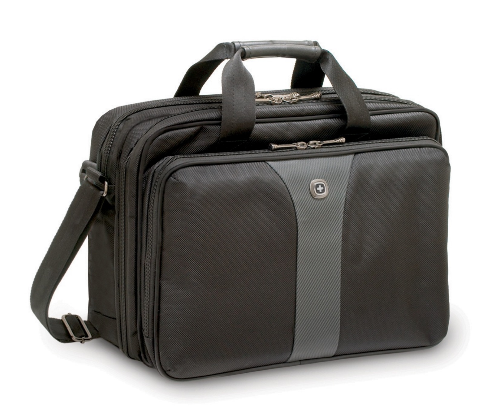 Wenger Legacy 16-inch Double Compartment Laptop Case Black/Grey