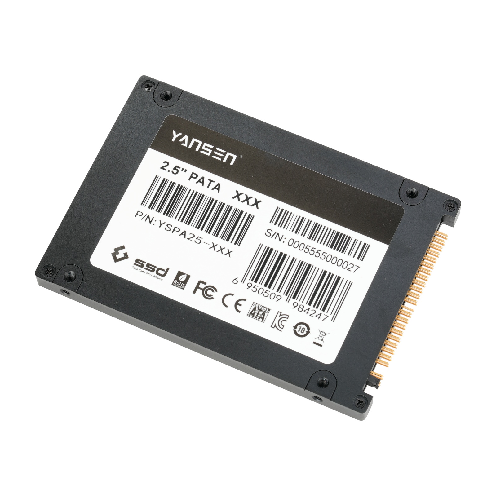 SDE9D Series, 2D NAND Storage, 2.5” PATA SSD, Flash Storage Lineup
